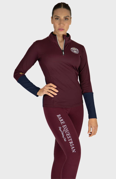 Royal Riding Club - Kensington Riding Tights - Merlot